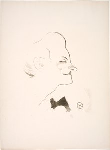 Yvette Guilbert door Henri de Toulouse Lautrec
