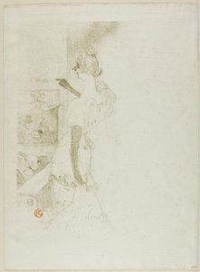 Yvette Guilbert door Henri de Toulouse Lautrec