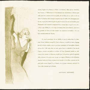 Yvette Guilbert door Henri de Toulouse Lautrec
