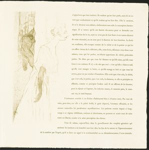 Yvette Guilbert door Henri de Toulouse Lautrec