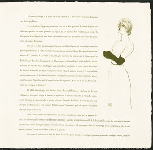Yvette Guilbert door Henri de Toulouse Lautrec