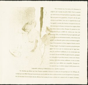 Yvette Guilbert door Henri de Toulouse Lautrec