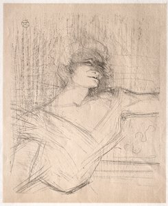 Yvette Guilbert: Dans la glu door Henri de Toulouse Lautrec