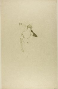 Yvette Guilbert, in Colombine à Pierrot door Henri de Toulouse Lautrec