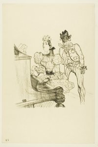 Zamboula-Polka door Henri de Toulouse Lautrec