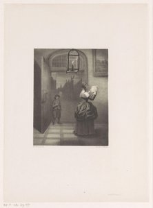 Brieflezende vrouw