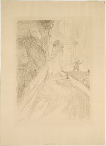La Loge - Een Opvoering van Faust door Henri de Toulouse Lautrec