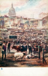 Oud Londen: Oude Smithfield Markt