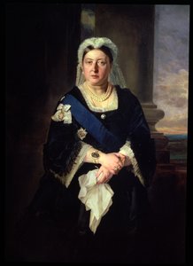 Koningin Victoria (1819-1901) naar Baron Heinrich von Angeli (1840-1925)