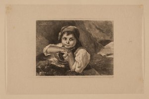 Een boerenmeisje door Henrik Arnold Hamilkar Sørensen