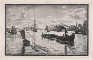 Haven van Kopenhagen door Henrik Bornemann