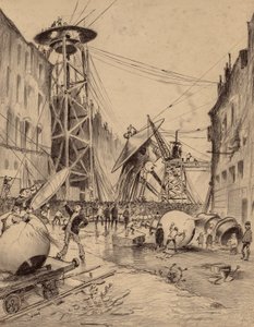 Mensen die Martiaanse oorlogsmachines ontleden door Henrique Alvim Correa