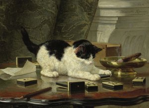 Kittenspel, ca. 1860-1870