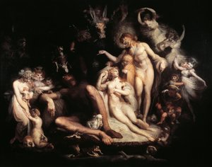 Het ontwaken van Titania door Henry  Fuseli