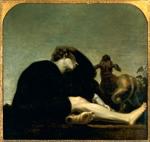 Eenzaamheid bij zonsopgang door Johann Heinrich Füssli