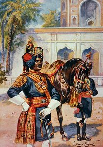 Een Indiase keizerlijke cadet