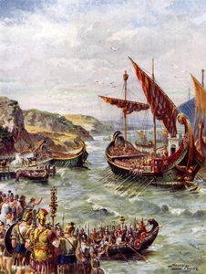 Vertrek van de Romeinen