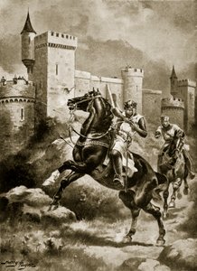 Het beleg van Chaluz, illustratie uit 