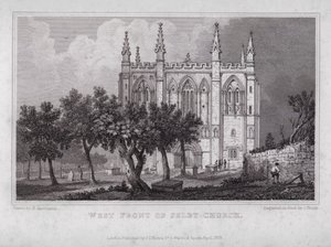 Westelijke Voorkant van Selby Kerk door Henry (after) Gastineau
