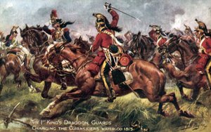 1e (Konings) Dragonders, Slag bij Waterloo, 18 juni 1815