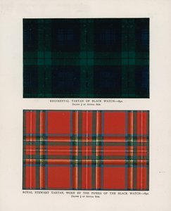 42e Royal Highlanders The Black Watch. Regiment tartans door Henry A. Payne