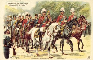 Processie van negen koningen, Londen, 20 mei 1910