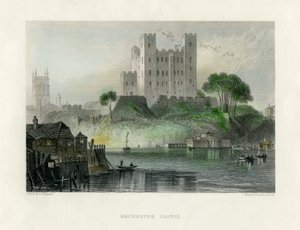 Rochester Castle, Kent door Henry Adlard