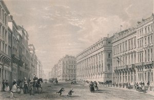 Rue du Chapeau Rouge, Bordeaux, midden 19e eeuw door Henry Adlard