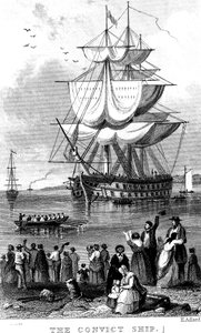 Het gevangenisschip, ca. 1820