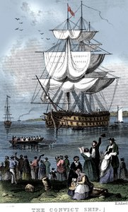 Het gevangenisschip, ca. 1820