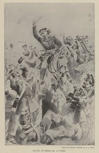 Slag bij Resaca de la Palma (litho) door Henry Alexander (after) Ogden