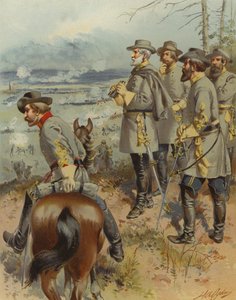 Generaal Robert E Lee bij Fredericksburg door Henry Alexander (after) Ogden