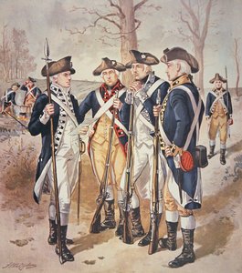 Infanterie-uniformen van het (Amerikaanse) Continentale Leger van 1779-83