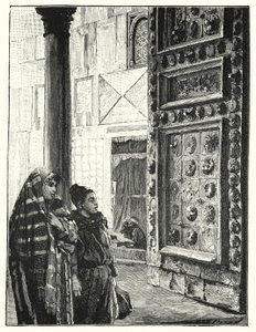 Metalen Deur van de Grote Moskee in Damascus door Henry Andrew Harper