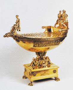 Vergulde schip dat toebehoorde aan keizerin Josephine de Beauharnais-Bonaparte (Nef de l