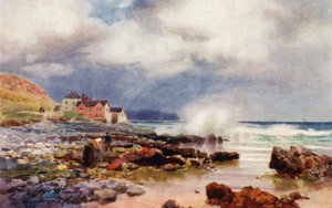 Het Strand, Westward Ho! door Henry B. (after) Wimbush