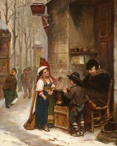 De kastanjeverkoper, 1870