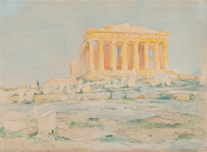 Het Parthenon, westgevel