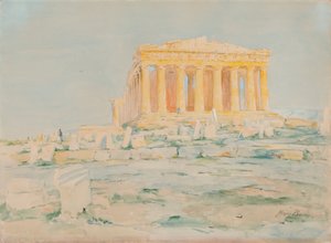 Het Parthenon, westgevel
