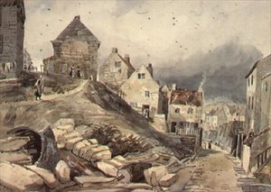 Straatscène, Robin Hoods Bay
