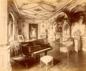 De balzaal op 17 Grosvenor Place, Londen, 1890 door Henry Bedford Lemere