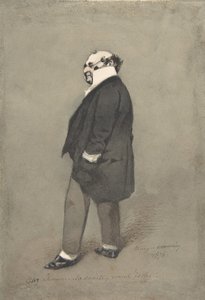 De sociëteitsman Monsieur Joseph Prudhomme, 1874 door Henry Bonaventure Monnier