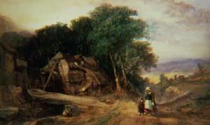Aan de Grenzen van Dartmoor, c.1840 door Henry Bright