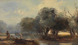 Op de Norfolk Broads door Henry Bright
