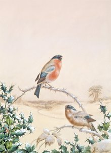 Winterscène met Vink en Hulst door Henry Bright
