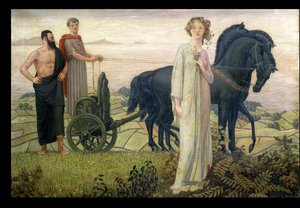 Pluto en Proserpina door Henry Bryson Burroughs
