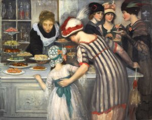 Dans la Patisserie door Henry Caro Delvaille