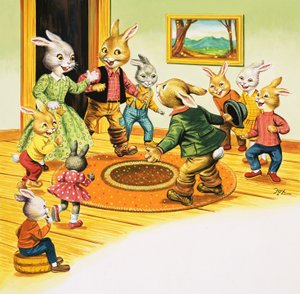 Beer Konijn door Henry Charles Fox