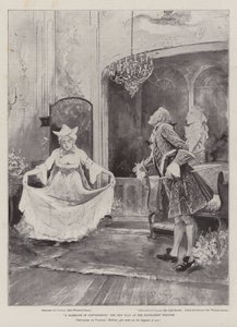 Een Huwelijk uit Gemak, het Nieuwe Toneelstuk in het Haymarket Theatre door Henry Charles Seppings Wright