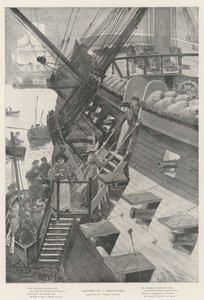 Kerstmis op een Drie-Dekker door Henry Charles Seppings Wright